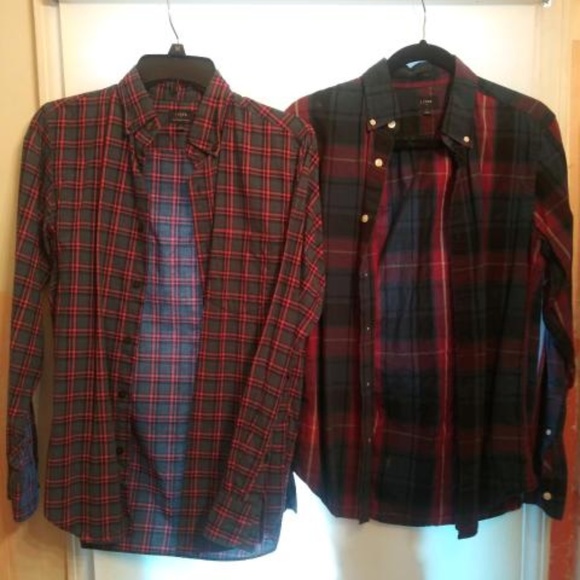 2 "J. CREW" BUTTON DOWN SHIRTS - SMALL - Picture 2 of 3